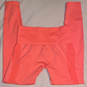NVGTN coral contour seamless leggings